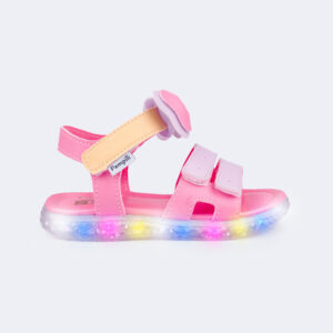 Sandália Infantil Led Laço Pampili