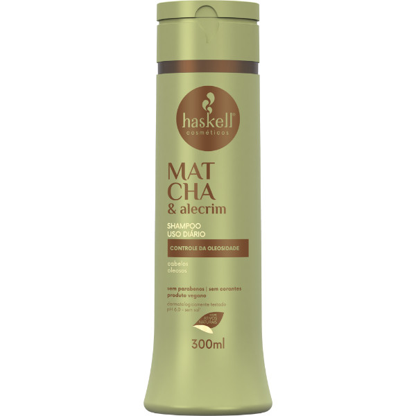 Shampoo Matcha Alecrim Cabelos Oleosos 300ml 1 Shampoo Matcha Alecrim Cabelos Oleosos 300ml