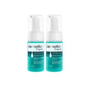 Kit 2 Dermotivin Original Sabonete em Espuma para Pele Mista ou Oleosa 130ml