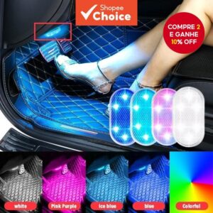 Luz LED Carro Touch USB Recarregável