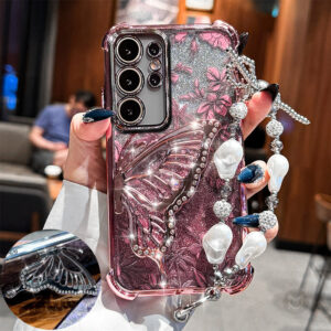 Capa Galaxy S24/S25/S26 com Suporte Borboleta