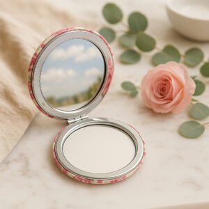 Espelho de Bolsa Portátil 7cm - Refletor Compacto