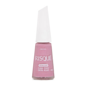 Esmalte Risqué Rosa Cremoso Clima Tenso Entre Rosas 8ml