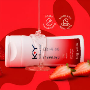 Gel Beijável K-Y Naturals Ácido Hialurônico