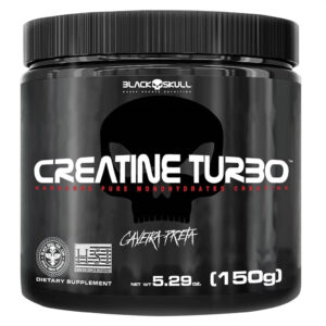 Creatina Turbo Black Skull Monohidratada 150g - Sem Sabor
