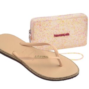Havaianas Slim Point Glitter + Bolsa
