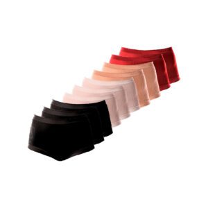 Calcinhas Alta Bourbon Plus Size - Kit 10 Cores