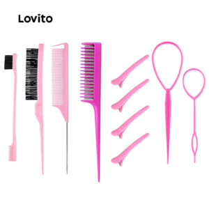 Lovito Conjunto de 10 Pentes para Cabelo Ferramentas de cabelo LFASCS746