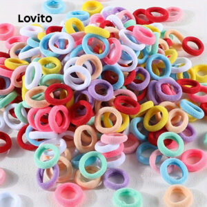 Elásticos de Cabelo Lovito - Cores Vibrantes