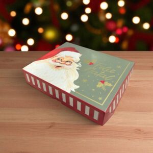 Caixa Presente Natalina Cromus Rizzo 17cm