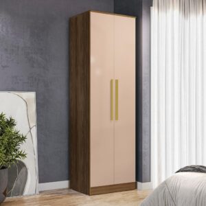 Roupeiro 2 Portas Kappesberg Adapt Nogueira/Macadâmia