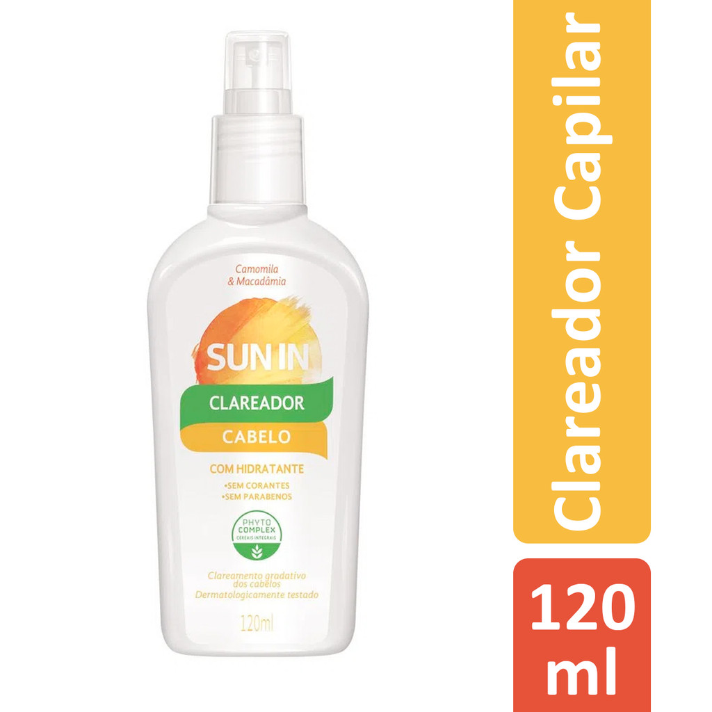 Sun In Clareador Hidratante Phytoervas 120ml 1 SUN IN CLAREADOR PARA CABELOS PHYTOERVAS 120ML