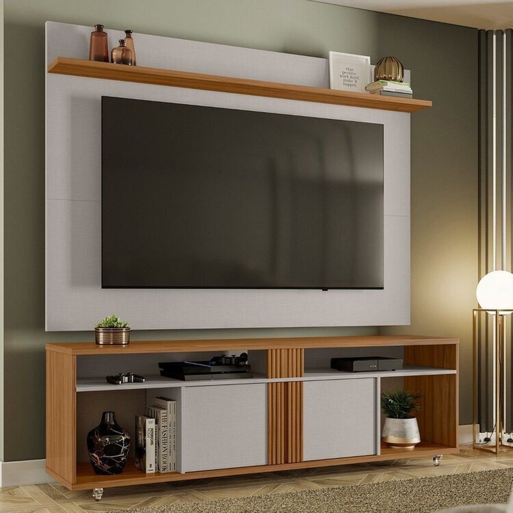 Rack TV 180cm Freijó Painel 70" - Espresso 1 Rack TV 180cm Freijó Painel 70" - Espresso