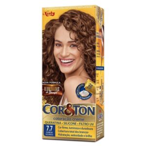 Tinta de Cabelo Cor&Ton 7.7 Marron Dourado 50g