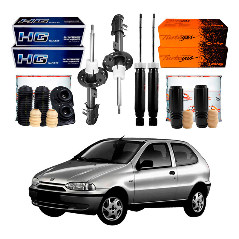 Amortecedores Palio 1996-2000 - Kit Completo 1 Amortecedores Palio 1996-2000 - Kit Completo