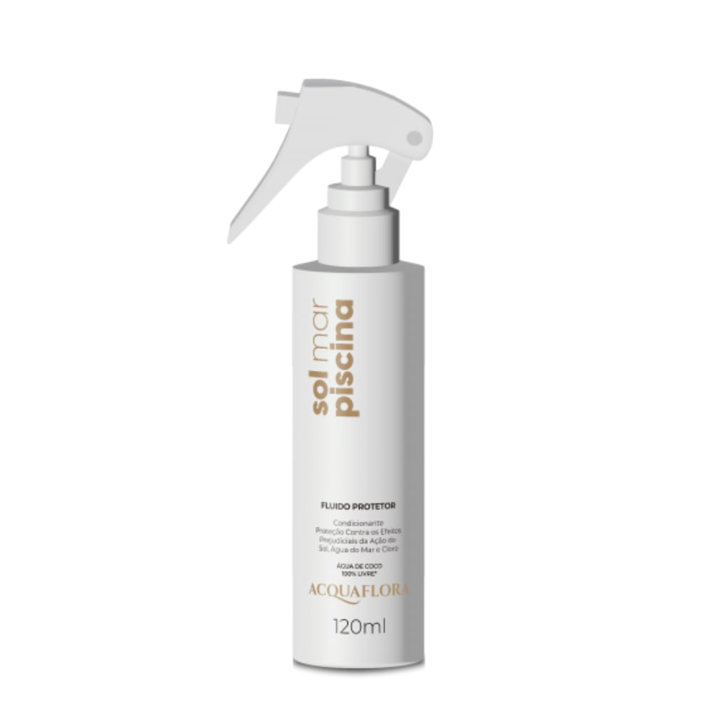 Fluido Protetor Acquaflora - Cabelos com Prote??o Solar 1 Fluido Protetor Acquaflora Condicionante Sol Mar Piscina 120ml
