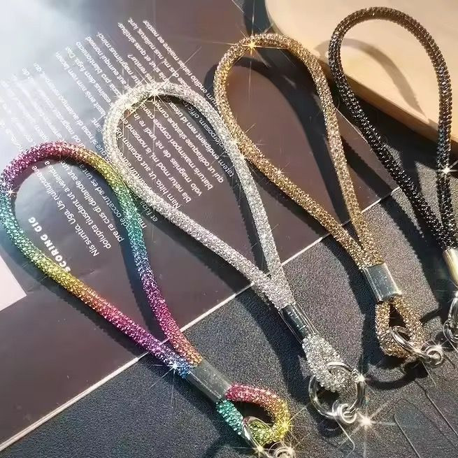 Cord?o de Pulso Brilhante Glitter 17cm 1 Cordão de Pulso Brilhante Glitter 17cm