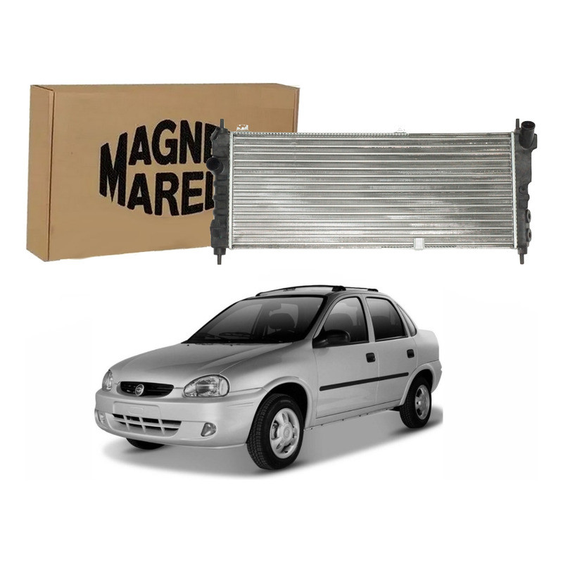 Radiador Corsa Classic 1.0 2003-2010 1 Radiador Corsa Classic 1.0 2003-2010