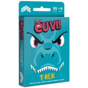 Jogo Eu Vi! T-Rex – Baralho de 55 Cartas Dinossauros