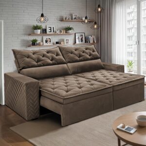 Sofá Retrátil Reclinável 2,00m Essence