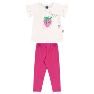 Conjunto Blusa e Legging Menina Bee Loop