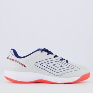 Chuteiro Futsal Umbro Juvenil Cinza