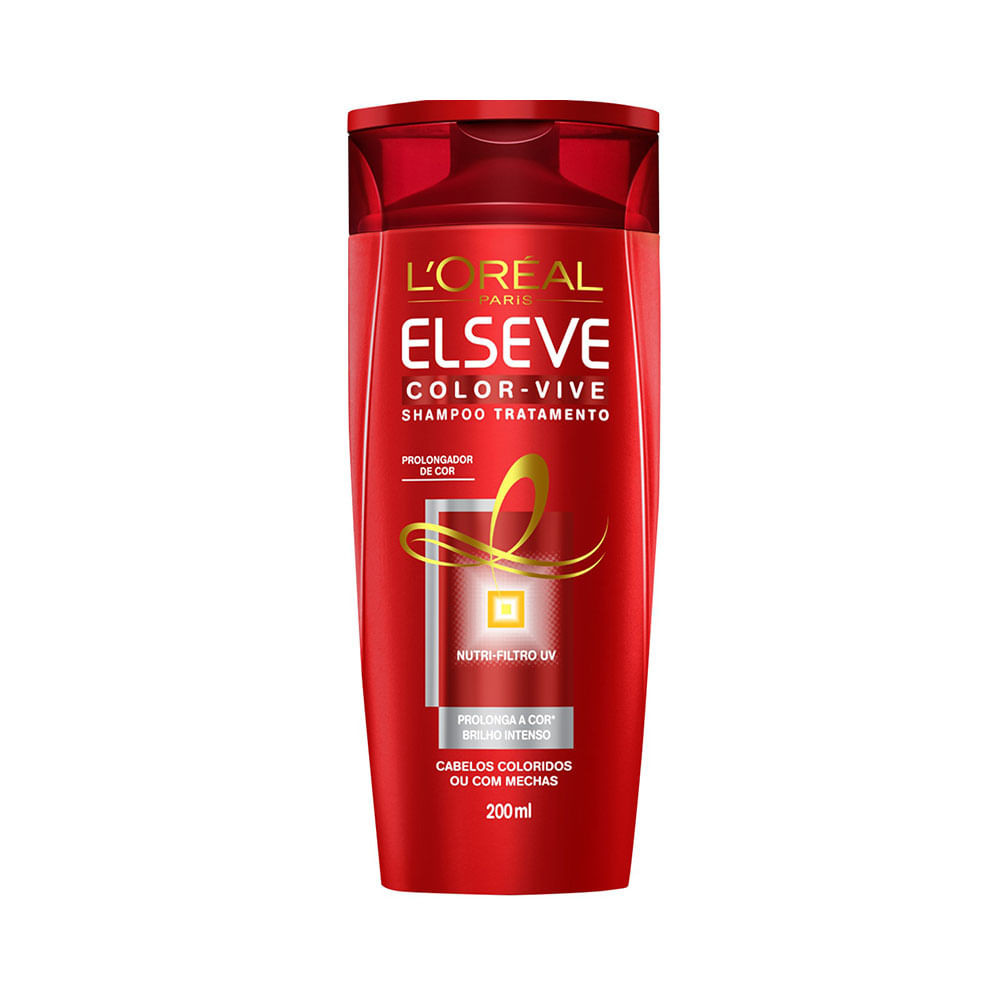 Shampoo Elseve Color Vive 200ml - L'Oréal Paris 1 Shampoo Elseve Color Vive 200ml