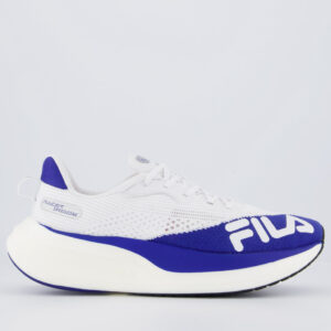 Tênis Fila Racer Speedzone Branco/Azul Corrida Masculino