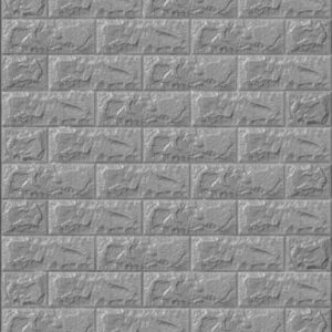 Placas Adesivas 3D Tijolo Cinza 70x77