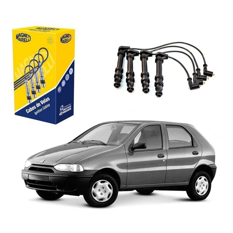 Cabos de Vela Marelli 1.6 16v - Compatível 1 Cabo De Vela Marelli Palio 1.6 16v 1997 A 2002