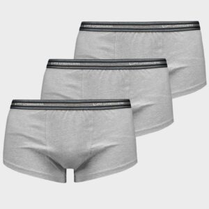 Kit 3 Cuecas Sunga Lupo Basic Algodão com Elastano Cinza