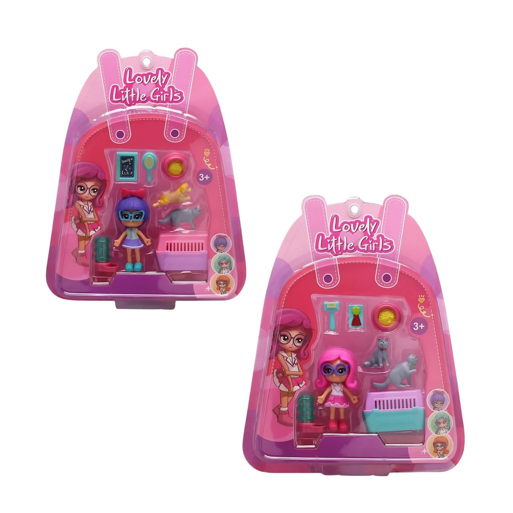 Boneca Lovely Little Girls Pet Shop Multikids 1 Boneca Lovely Little Girls Pet Shop Multikids