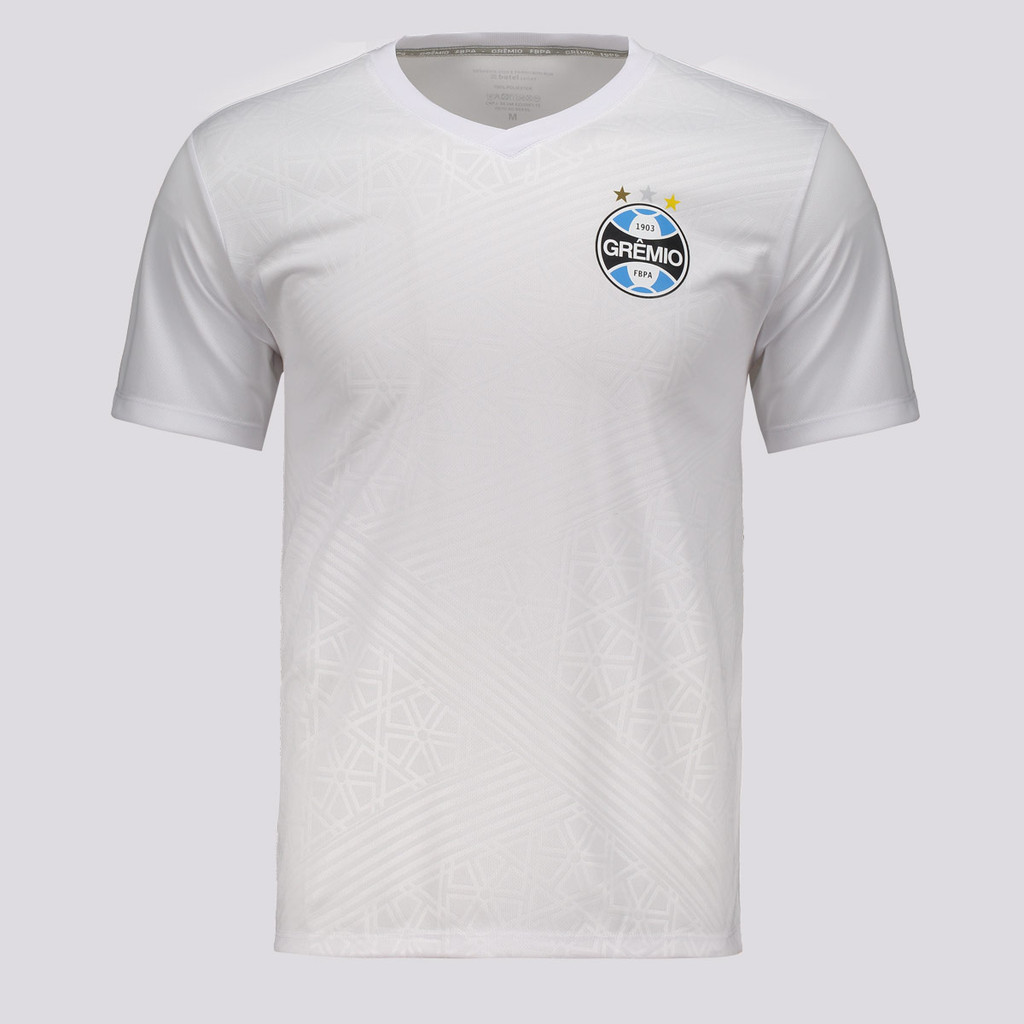 Camisa Gr?mio Branca Imortal II - Masculina 1 Camisa Grêmio Imortal II Branca