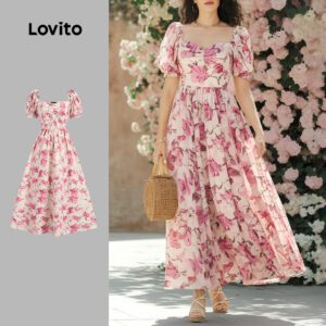 Vestido Floral Casual de Verão com Zíper
