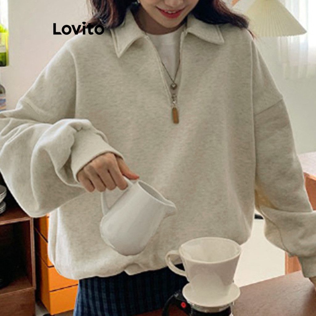 Moletom Casual Lisa Feminino Z?per 1 Moletom Casual Lisa Feminino Zíper