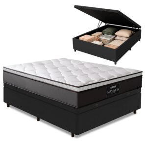 Cama Box Baú Casal Molas Ensacadas Gazin