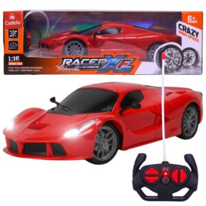 Carrinho de Controle Remoto Luz Vermelho 1:16