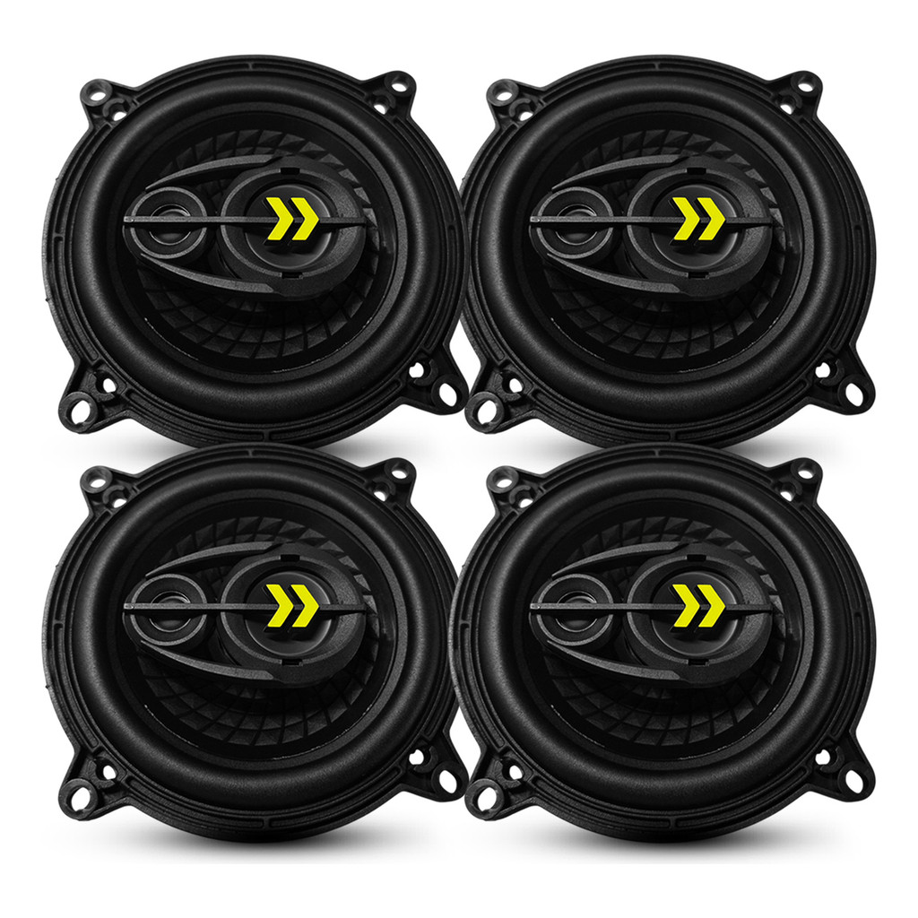 Alto Falantes Bravox REVO 5" Kit 4 Unidades 1 Kit 4 Alto Falantes Triaxial Bravox REVO 5" 70W RMS 4 Ohms