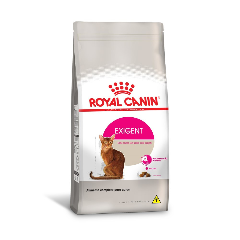 Ra??o Royal Canin Exigent Gatos Adultos 400g 1 Ração Seca Royal Canin Exigent para Gatos Adultos com Paladar Exigente 400G