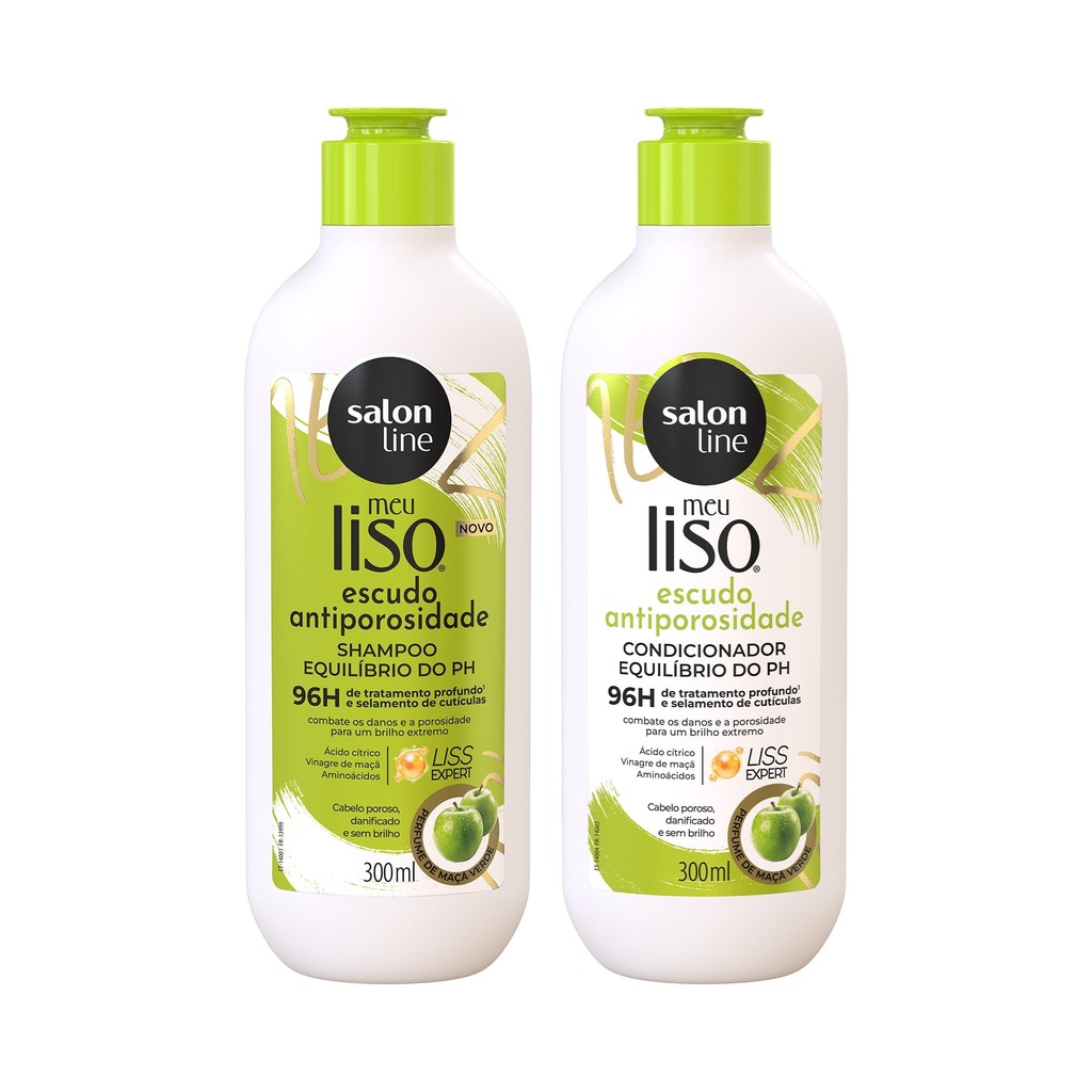 Kit Meu Liso Antiporosidade - Shampoo + Condicionador 1 Kit Meu Liso Antiporosidade - Shampoo + Condicionador