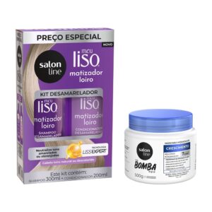Kit Meu Liso Loiro - Matizador e Hidratação