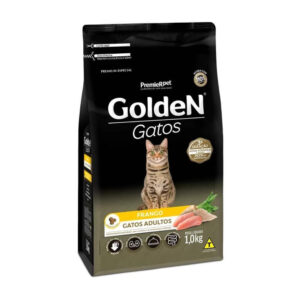 Ração para Gatos Adultos Sabor Frango Golden Fórmula 1Kg