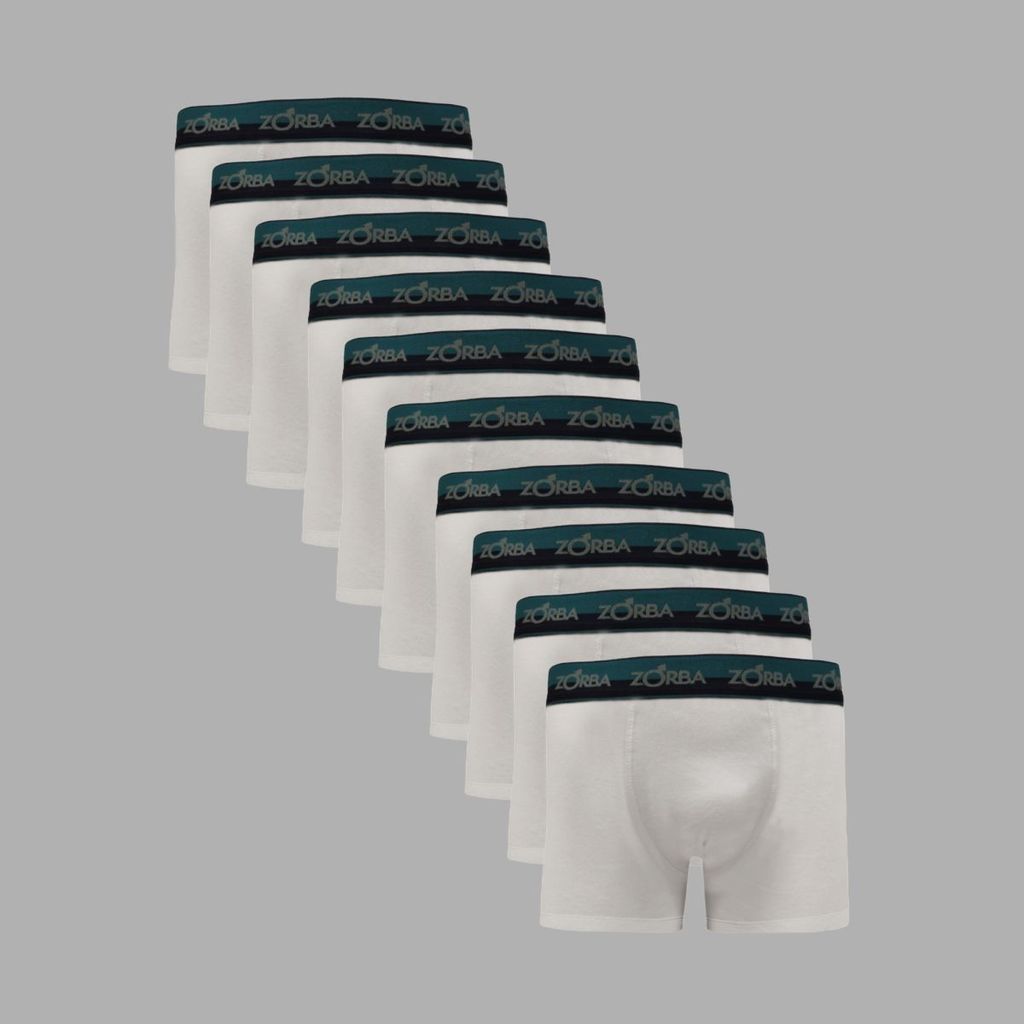 Kit 10 Cuecas Zorba Boxer Plus Size Algod?o 1 Kit 10 Cuecas Zorba Boxer Max Algodão 702 - PLUS SIZE
