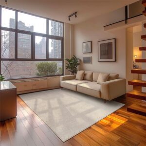 Tapete Retangular 200x250cm Marfim Relex N