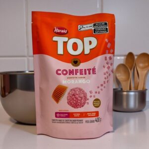 Confeito Morango Top - 400g Harald