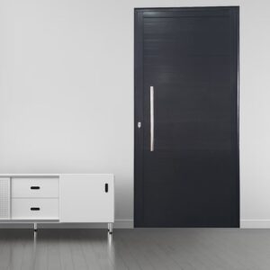 Porta Pivotante Alumínio 210x120cm Preto