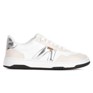 Tênis Anacapri AC1119 Virginia Fonseca Branco Prata e Creme - Feminino