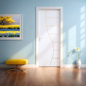Folha de Porta Madeira MDF Branco 210x80cm