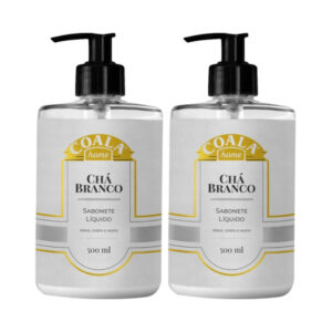 Kit 2 Sabonete Líquido Coala Chá Branco 500ml
