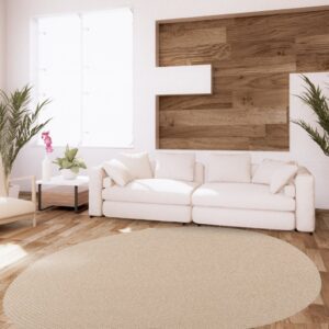 Tapete Sala Orgânico Bean 200x250 Bege/Cru